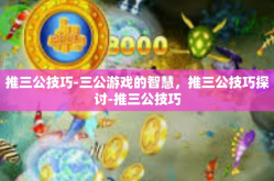 推三公技巧-三公游戏的智慧，推三公技巧探讨-推三公技巧