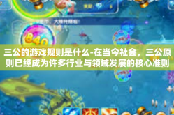 三公的游戏规则是什么-在当今社会，三公原则已经成为许多行业与领域发展的核心准则，其重要性愈发凸显。关于三公的游戏规则，本文将进行深度解析，从多个角度探讨其内涵和实施细节。三公的游戏规则是什么