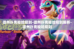 德州扑克梭哈规则-德州扑克梭哈规则解析-德州扑克梭哈规则