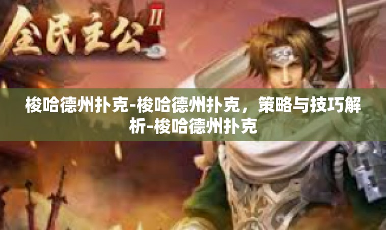 梭哈德州扑克-梭哈德州扑克，策略与技巧解析-梭哈德州扑克
